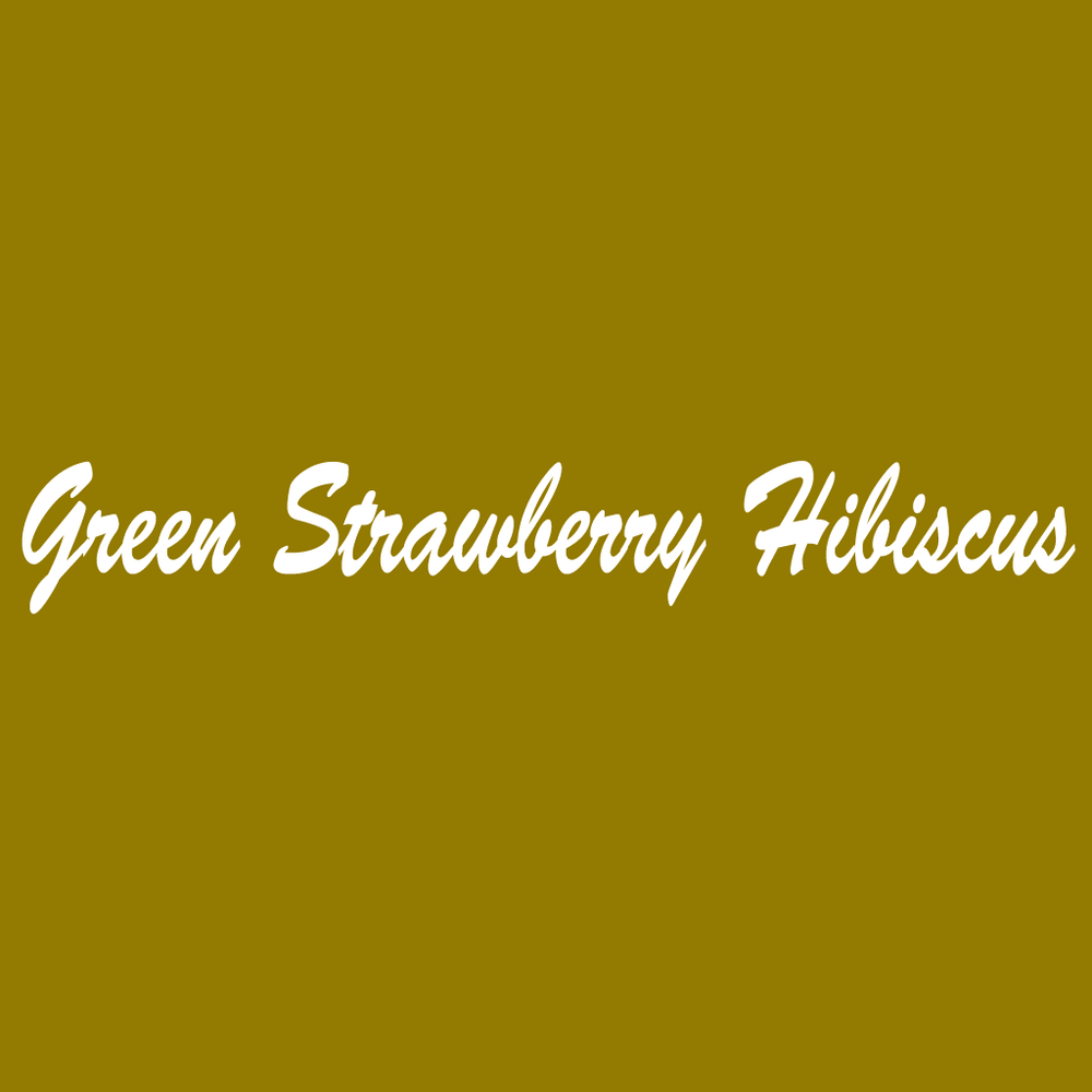 Green Strawberry with Hibiscus