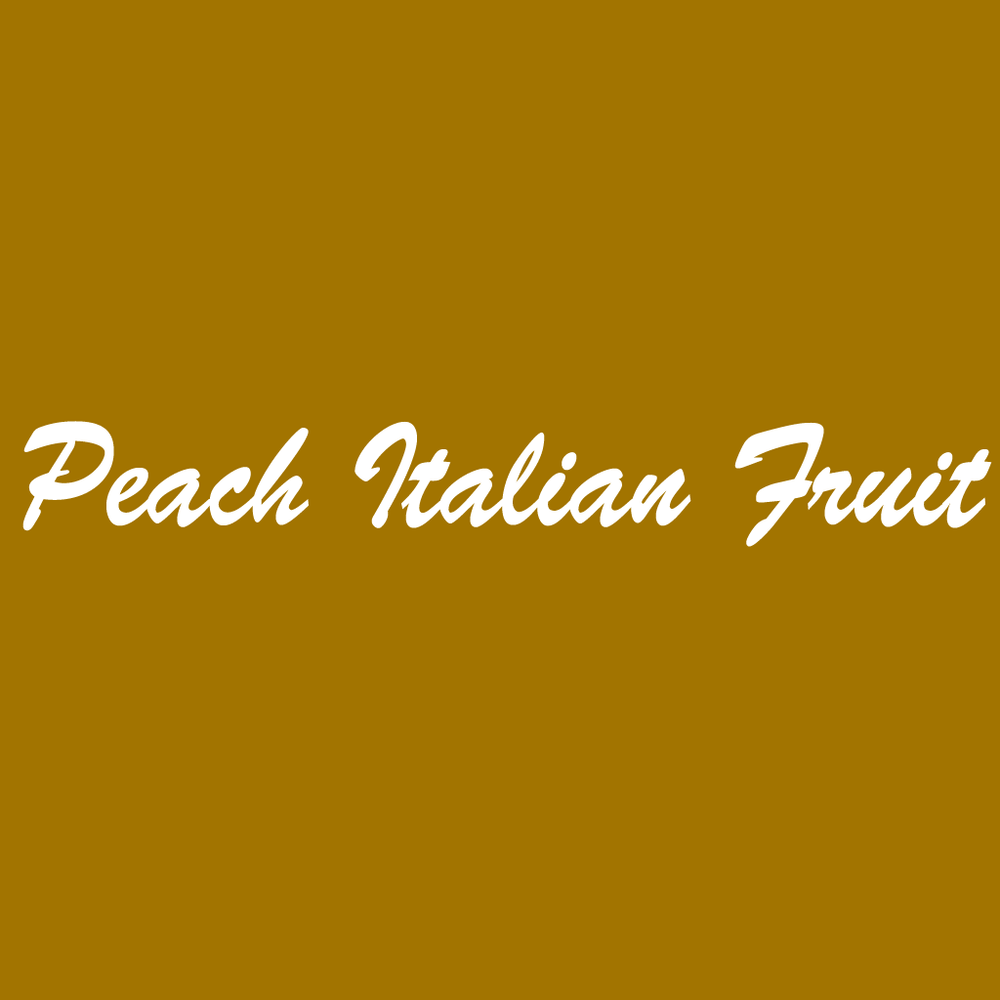 Peach Italian Fruit